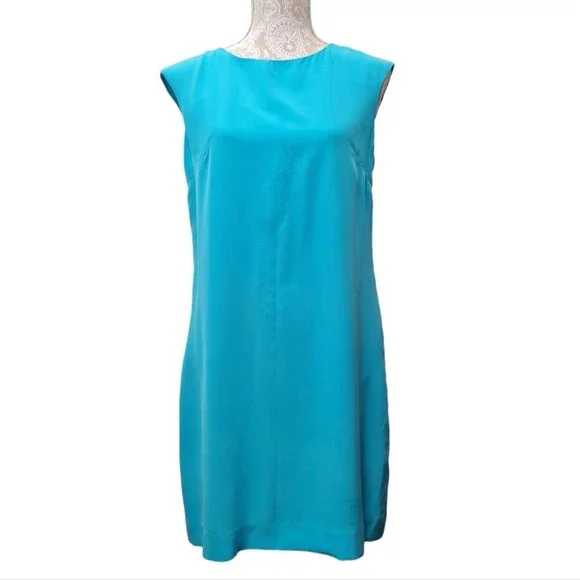 cynthia rowley blue silk dress Umbria Silk Dress – Cynthia Rowley main image 1
